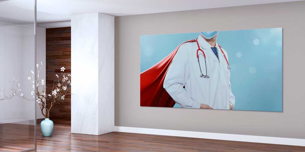 Süper Kahraman Doktor Temalı Hastane Duvar Dekoru  12671