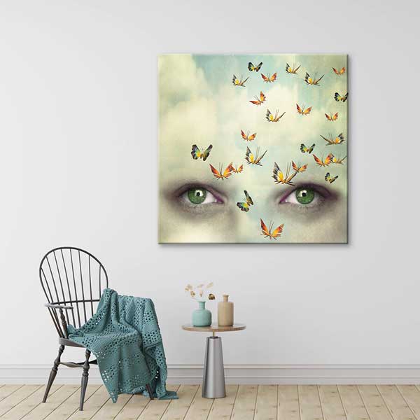 Kelebekli Gözler Duvar Tablosu – 1882