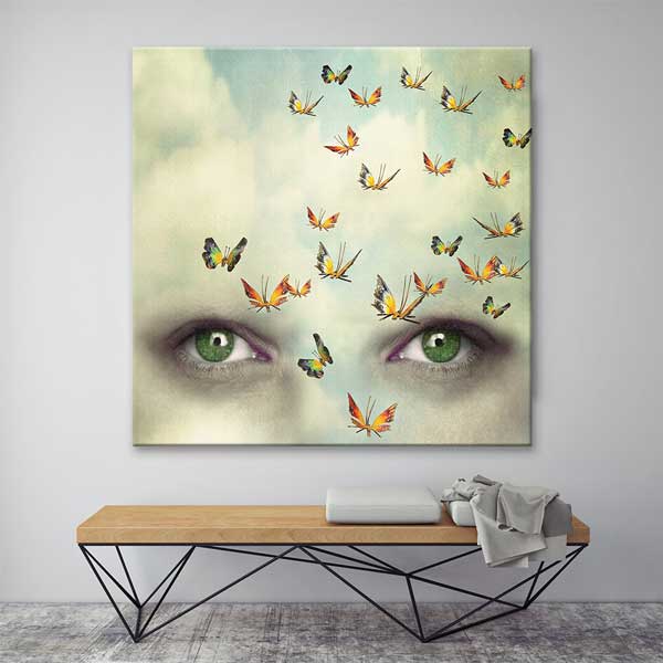 Kelebekli Gözler Duvar Tablosu – 1882