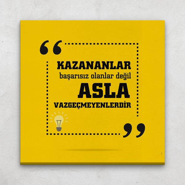 ilham-veric-tablolar-7537-05 Kazananlar Asla Vazgeçmeyenlerdir Motivasyon Kanvas Tablo 7537