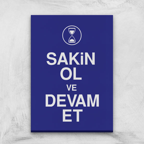 “Olumlu düşünce mutluluğun en iyi anahtarıdır” yazılı motivasyon temalı kanvas tablo 7599