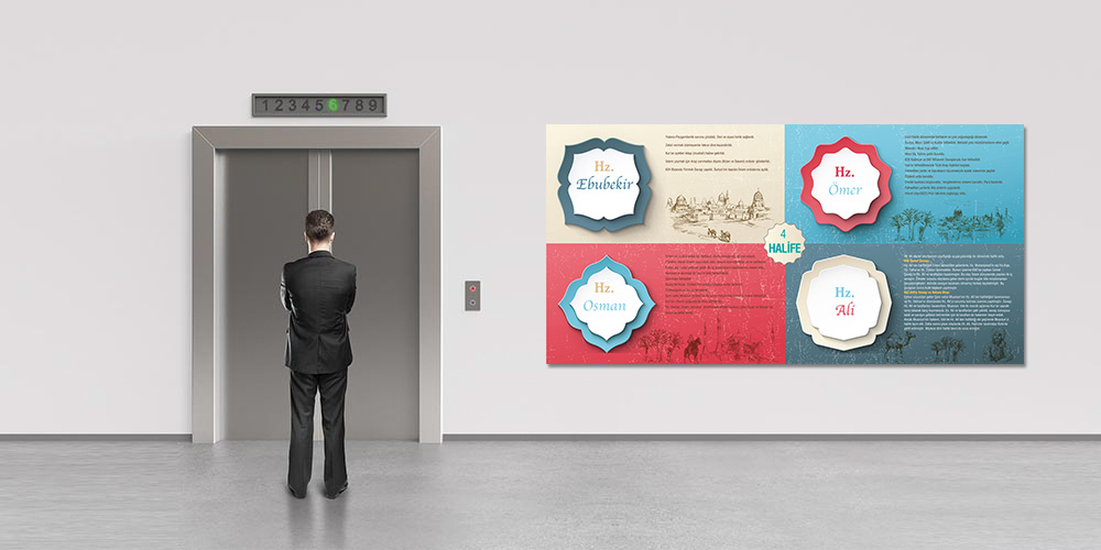 Dört Halife Duvar Posteri F-251