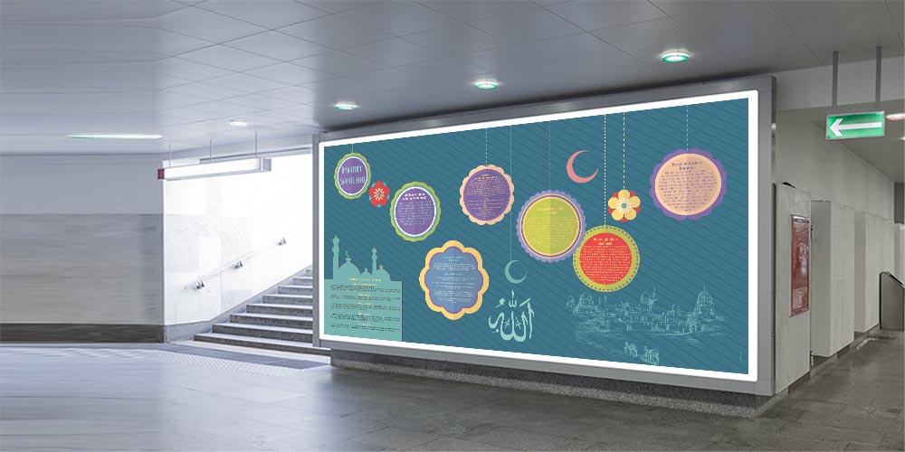 İmanın Şartları ve Temel Bilgiler Duvar Posteri F-255