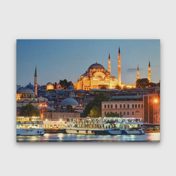 imam-hatip-tablolar-10914-00 İstanbul Süleymaniye Camii Kanvas Duvar Tablosu – 10914