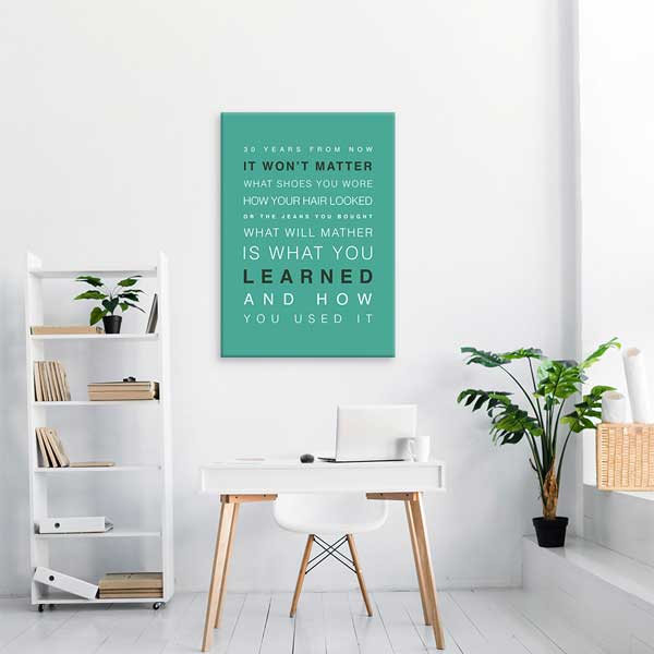 Ne Öğrendiğin Önemlidir Posteri – B-505