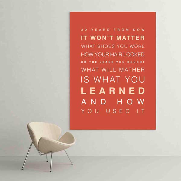 Ne Öğrendiğin Önemlidir Posteri – B-504