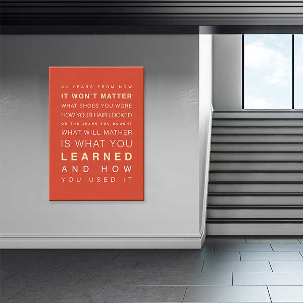 Ne Öğrendiğin Önemlidir Posteri – B-504