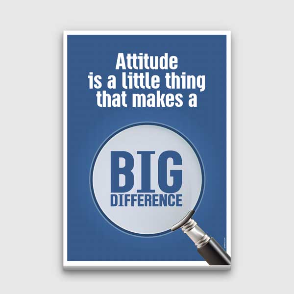 Pozitif Tutum Motivasyon Poster Tablo – B-534