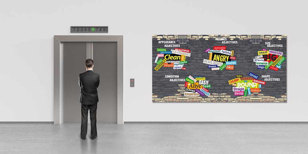 İngilizce Sıfatlar Duvar Panosu A-501