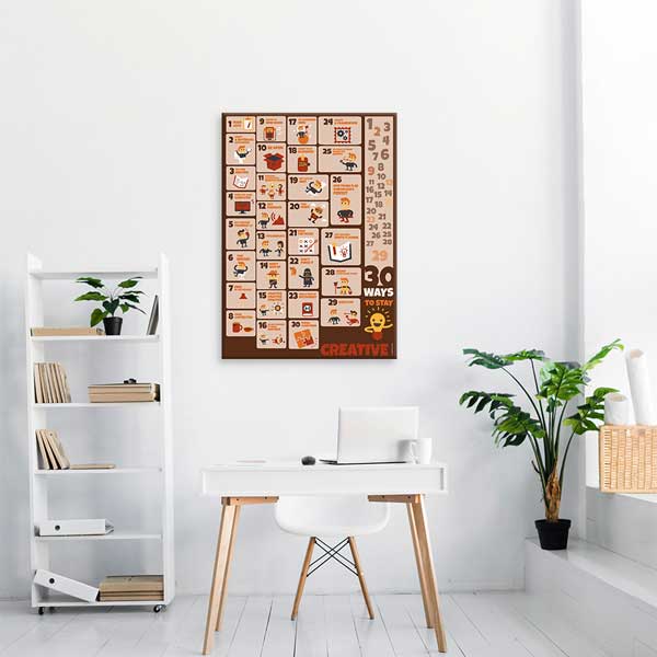 30 Yaratıcı Kalma Yolu Posteri – B-502