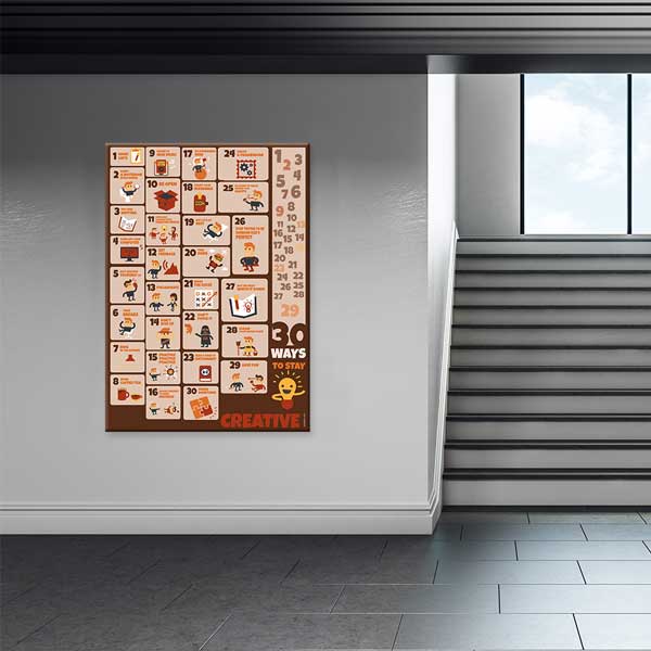 30 Yaratıcı Kalma Yolu Posteri – B-502