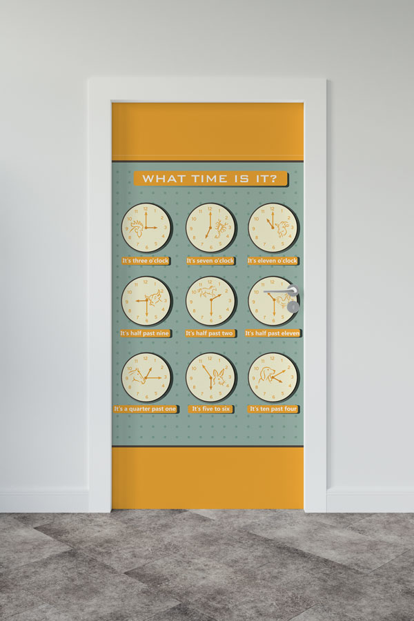 What Time Is It Kapı Tasarımı 8689