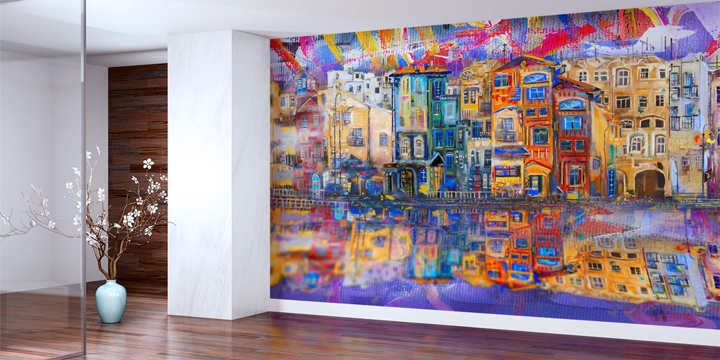 insaat-duvar-kagidi-5571-01 Renkli Şehir Silüeti Duvar Kağıdı 5571