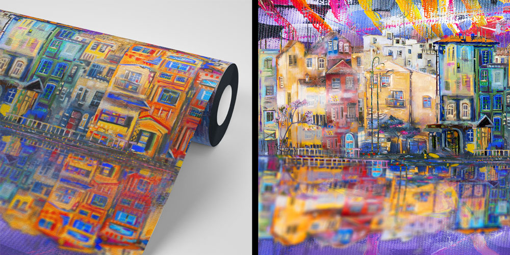 insaat-duvar-kagidi-5571-04 Renkli Şehir Silüeti Duvar Kağıdı 5571