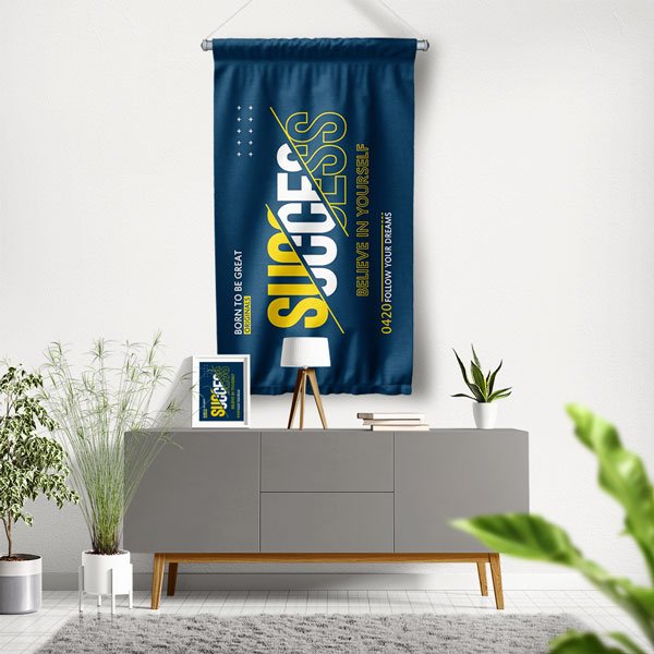 Success Duvar Flaması 7663