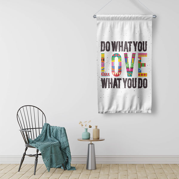 Do What You Love Duvar Flaması 7680