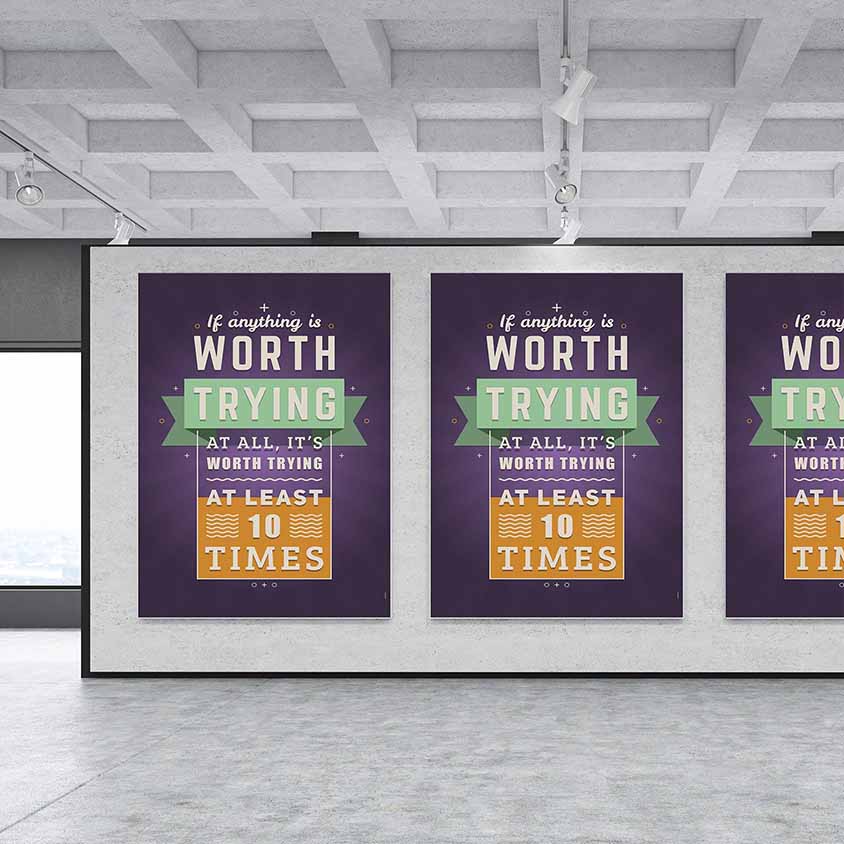 Denemekten Vazgeçme Motivasyon Tablosu – 3341