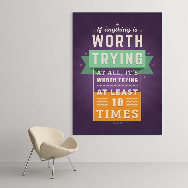 Denemekten Vazgeçme Motivasyon Tablosu – 3341