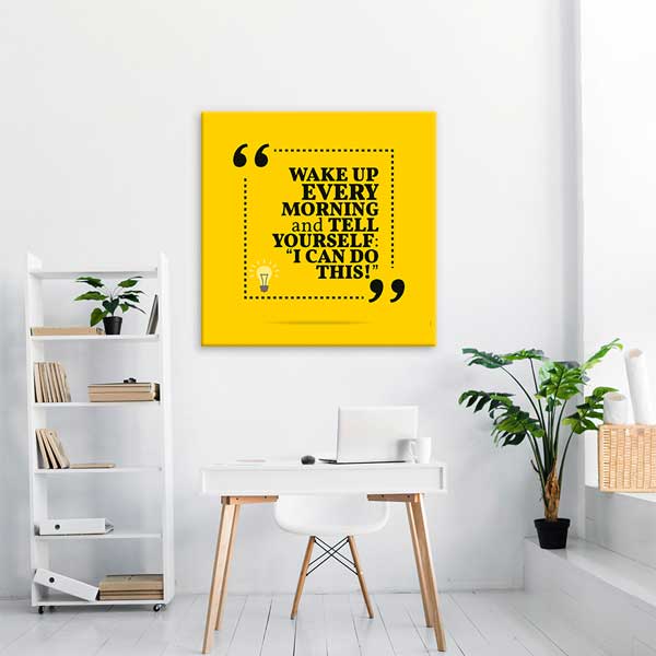 Yapabilirim Motivasyon Duvar Kanvası – 3351