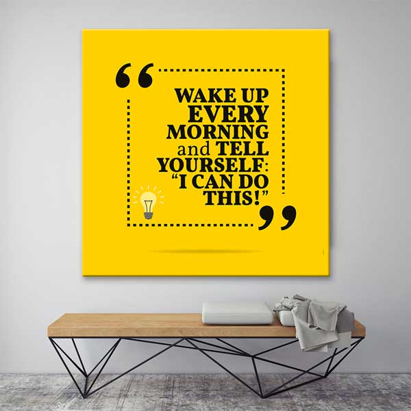 Yapabilirim Motivasyon Duvar Kanvası – 3351
