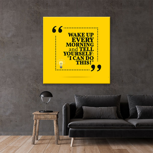 Yapabilirim Motivasyon Duvar Kanvası – 3351