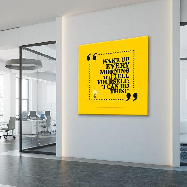 Yapabilirim Motivasyon Duvar Kanvası – 3351