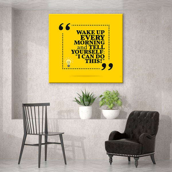 Yapabilirim Motivasyon Duvar Kanvası – 3351