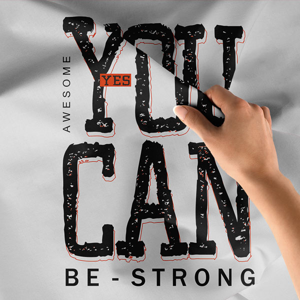 inspirational-wall-decor-7607-05 Motivasyon Duvar Örtüsü - You Can Be Strong 7607