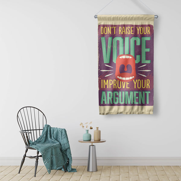 Improve Your Argument Duvar Flaması 7711