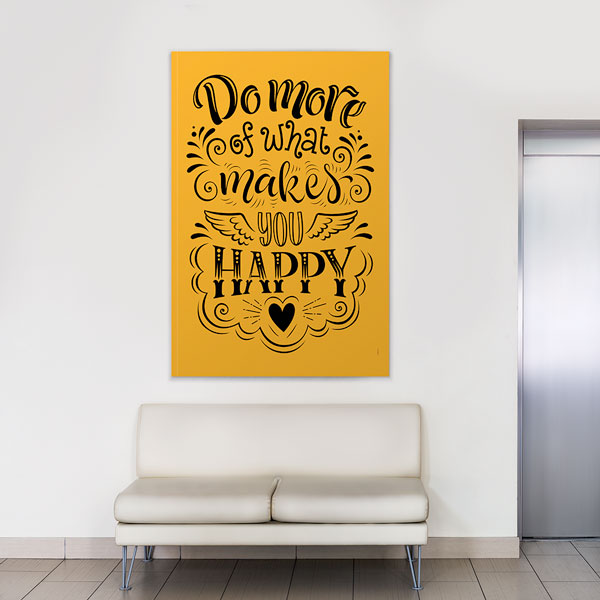 Seni Mutlu Edeni Daha Çok Yap Kaligrafi Duvar Kanvası – 3329