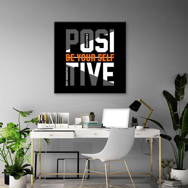 Positive Be Yourself Kanvas Tablo – 7470