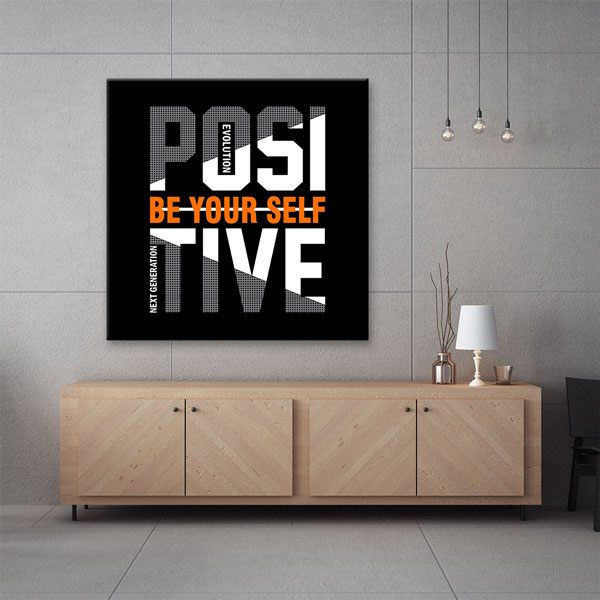 Positive Be Yourself Kanvas Tablo – 7470