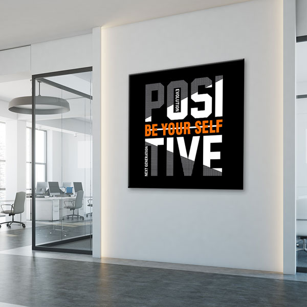 Positive Be Yourself Kanvas Tablo – 7470