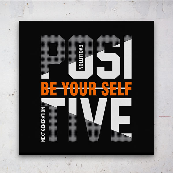 Positive Be Yourself Kanvas Tablo – 7470