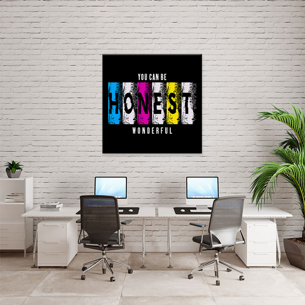 Motivasyon Honest Kanvas Tablo – 7473