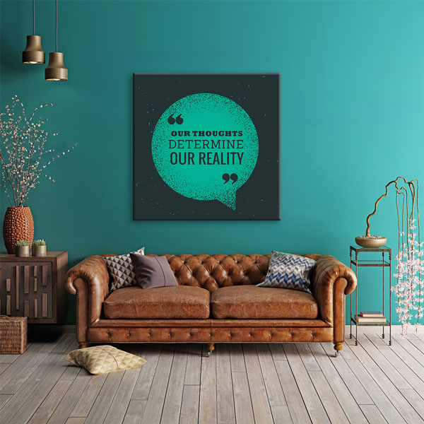 inspirational-wall-posters-7479-02 Motivasyon Our Thoughts Kanvas Tablo – 7479