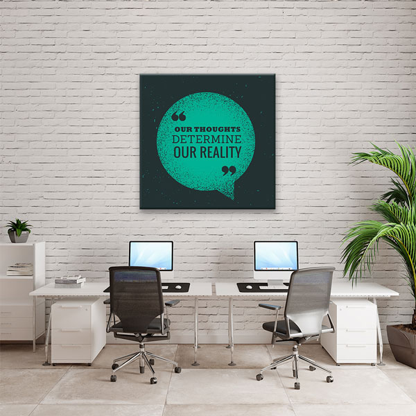 inspirational-wall-posters-7479-05 Motivasyon Our Thoughts Kanvas Tablo – 7479