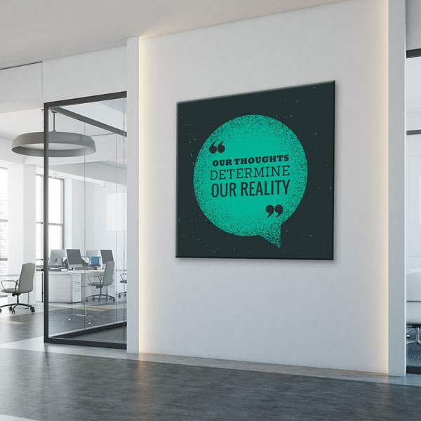 inspirational-wall-posters-7479-06 Motivasyon Our Thoughts Kanvas Tablo – 7479