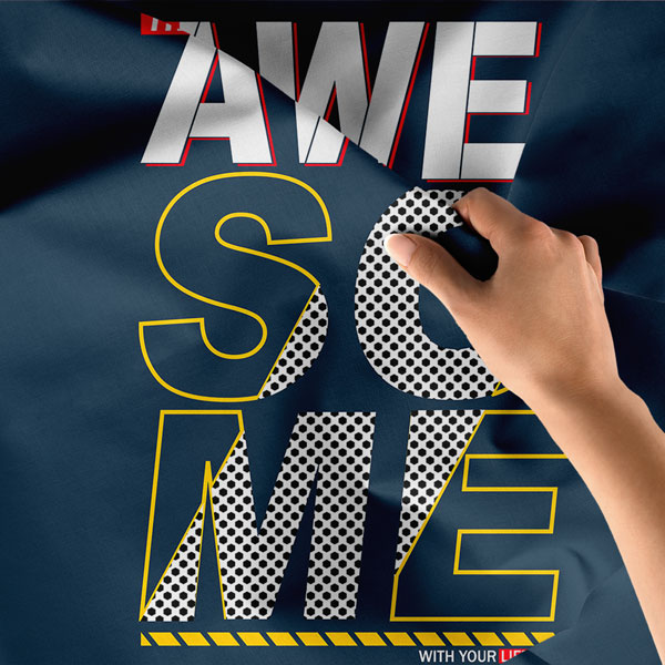 inspirational-wall-tapestry-7609-06 Motivasyon Duvar Örtüsü - Awesome 7609