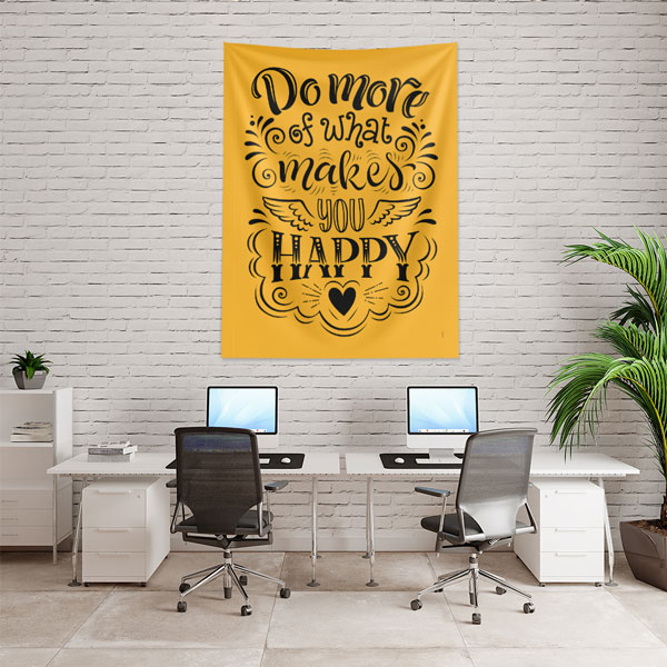 Do More of What Makes You Happy Duvar Örtüsü 7649