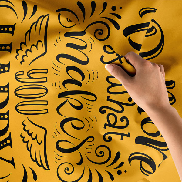 Do More of What Makes You Happy Duvar Örtüsü 7649