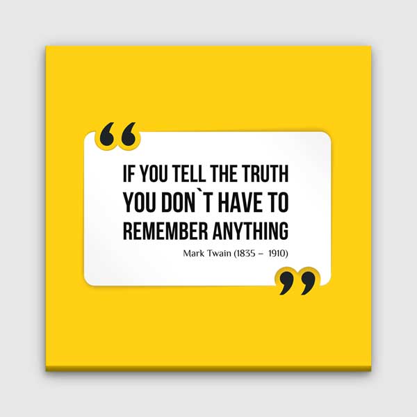 inspiring-posters-3157-00 Gerçeği Söyleme Motivasyon Posteri – 3157