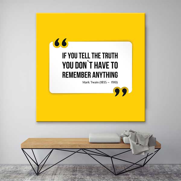 Gerçeği Söyleme Motivasyon Posteri – 3157