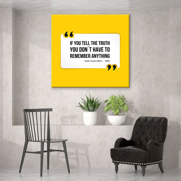 Gerçeği Söyleme Motivasyon Posteri – 3157