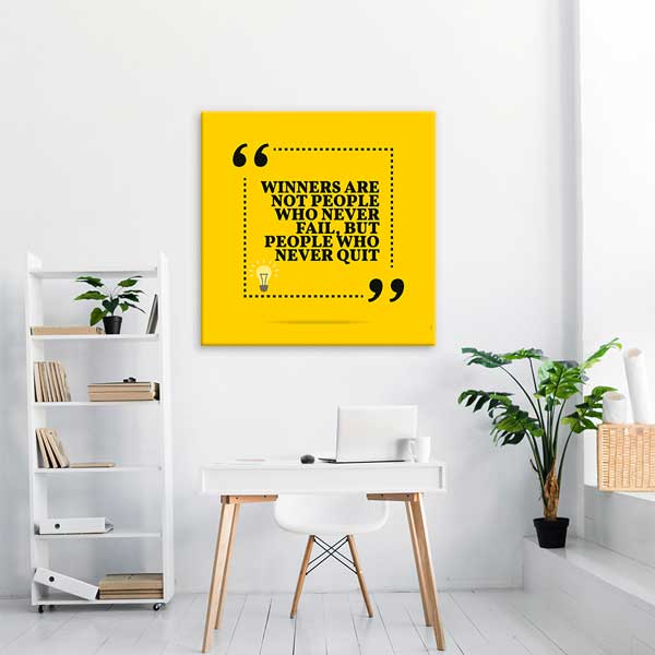 inspiring-posters-3349-01 Asla Vazgeçme Motivasyon Duvar Kanvası – 3349