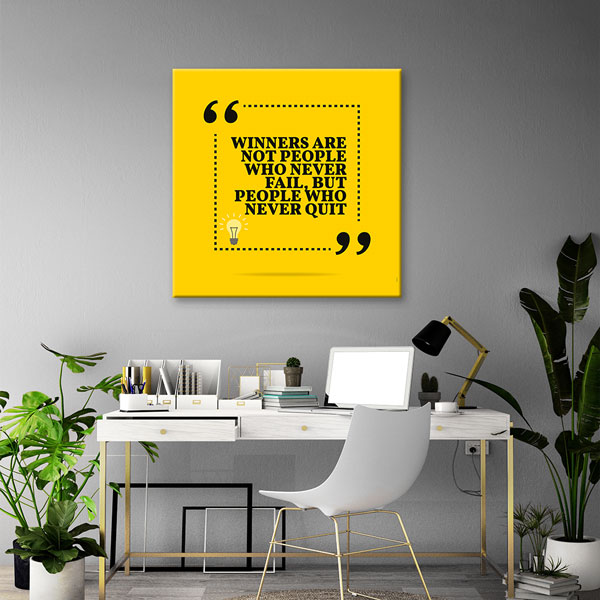 inspiring-posters-3349-05 Asla Vazgeçme Motivasyon Duvar Kanvası – 3349