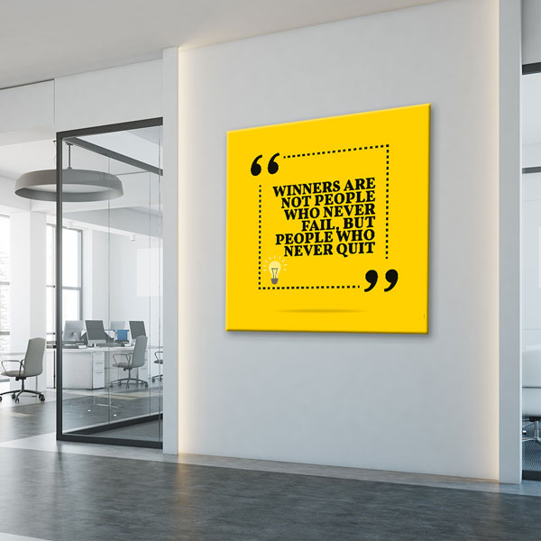 inspiring-posters-3349-06 Asla Vazgeçme Motivasyon Duvar Kanvası – 3349