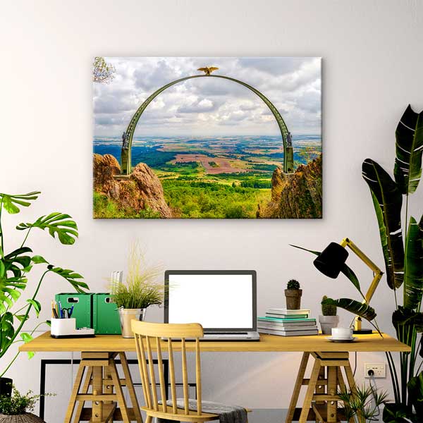 Gökova Kartal Kemeri Panorama Manzarası Kanvas Tablo 13492