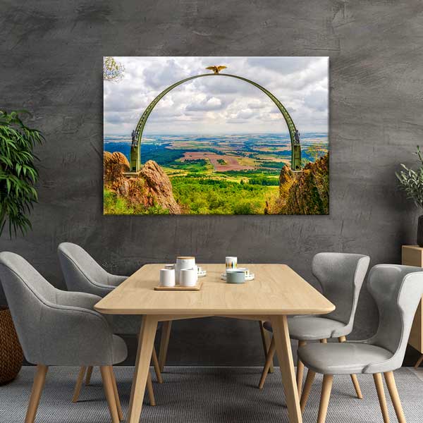 Gökova Kartal Kemeri Panorama Manzarası Kanvas Tablo 13492