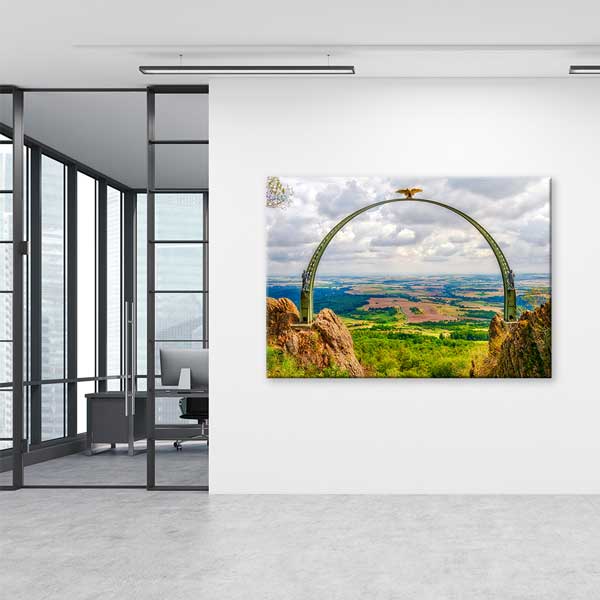 Gökova Kartal Kemeri Panorama Manzarası Kanvas Tablo 13492